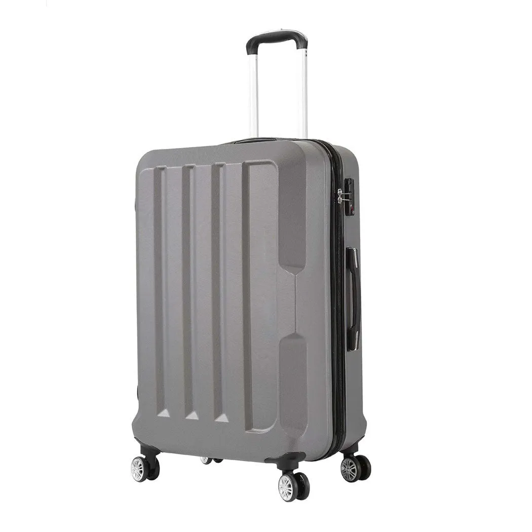 24" Travel Luggage Lightweight - Dark Grey