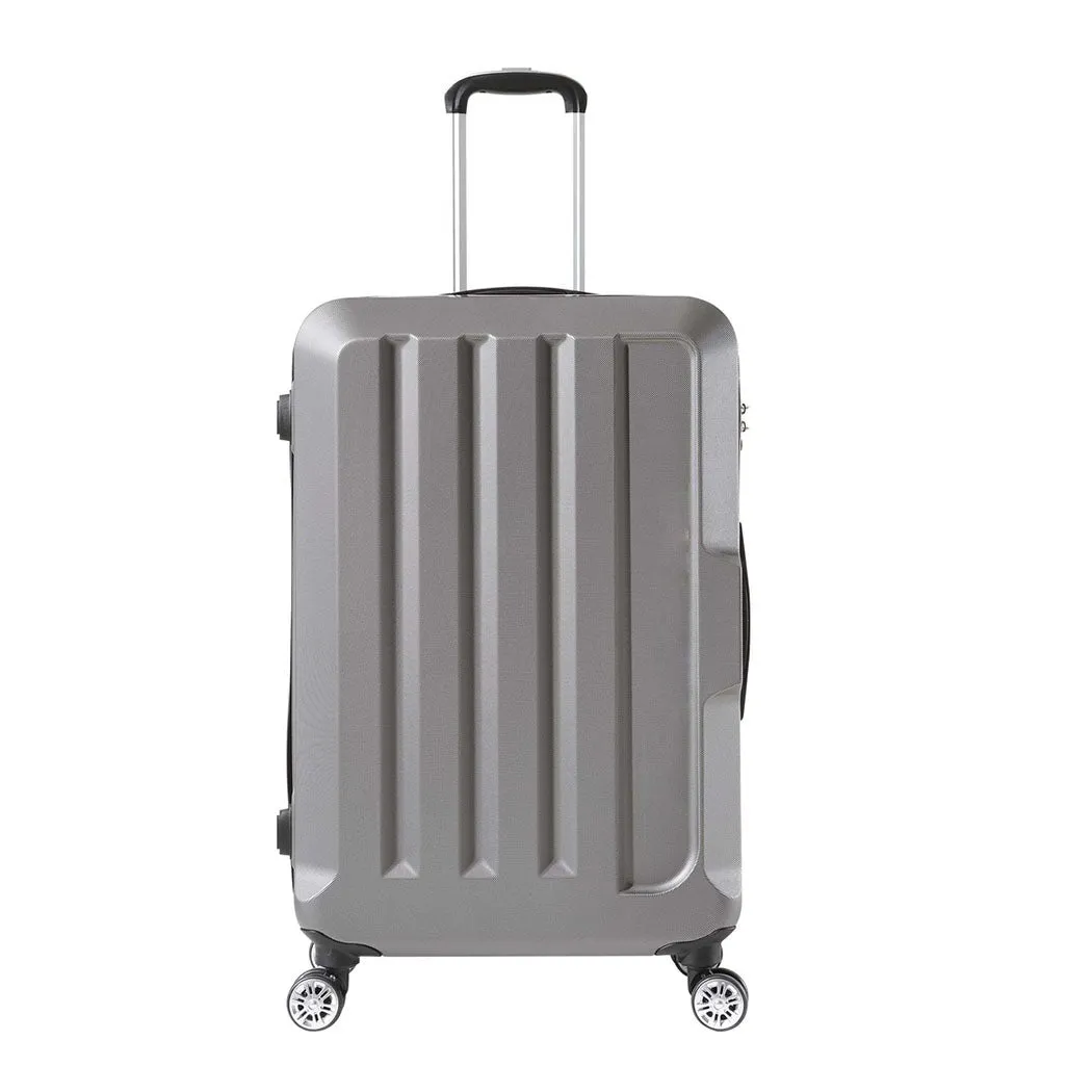 24" Travel Luggage Lightweight - Dark Grey