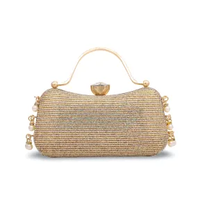 AB Golden Bridal Clutch P15064