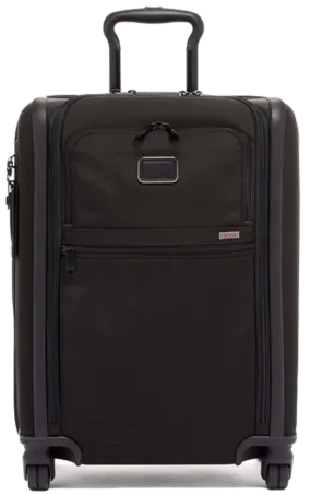 Alpha 3 Continental Expandable 4 Wheeled Carry-On - Black