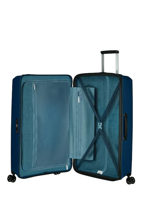 American Tourister Aerostep Expandable 77cm Large Spinner | Navy