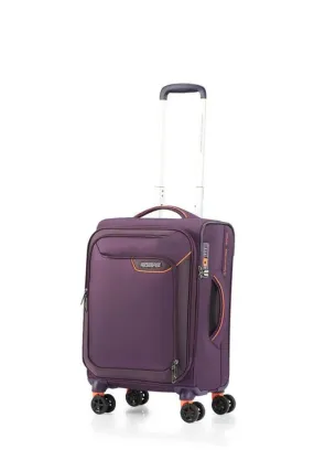 AMERICAN TOURISTER APPLITE 4 ECO SPINNER 55CM Carry-on EXP TSA - PURPLE/ORANGE