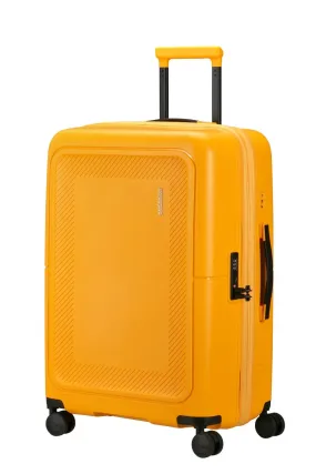 American Tourister Dashpop 67cm Medium Spinner - Expandable | Golden Yellow