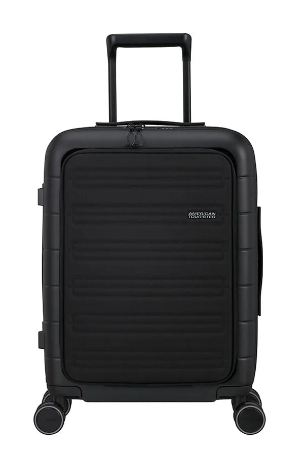 American Tourister Novastream 55cm Expandable Cabin Spinner - Laptop Compartment | Dark Slate