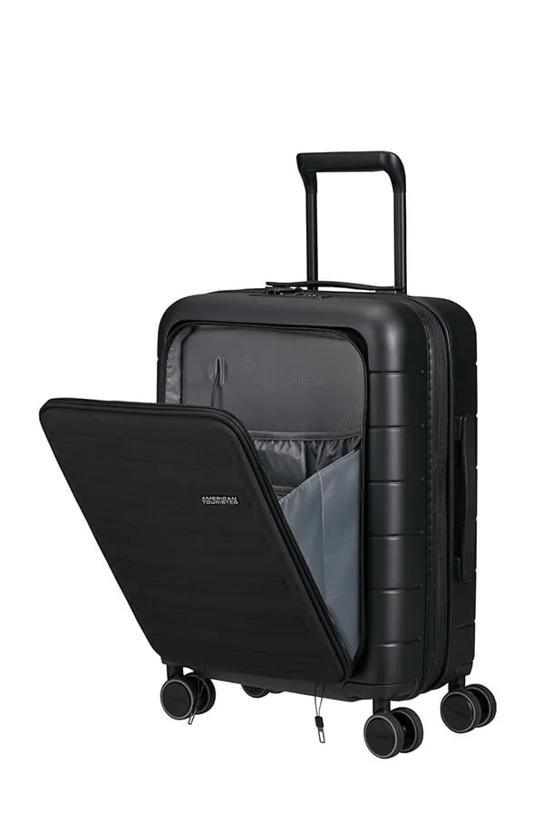 American Tourister Novastream 55cm Expandable Cabin Spinner - Laptop Compartment | Dark Slate