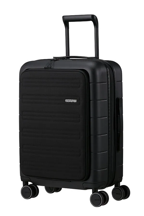 American Tourister Novastream 55cm Expandable Cabin Spinner - Laptop Compartment | Dark Slate