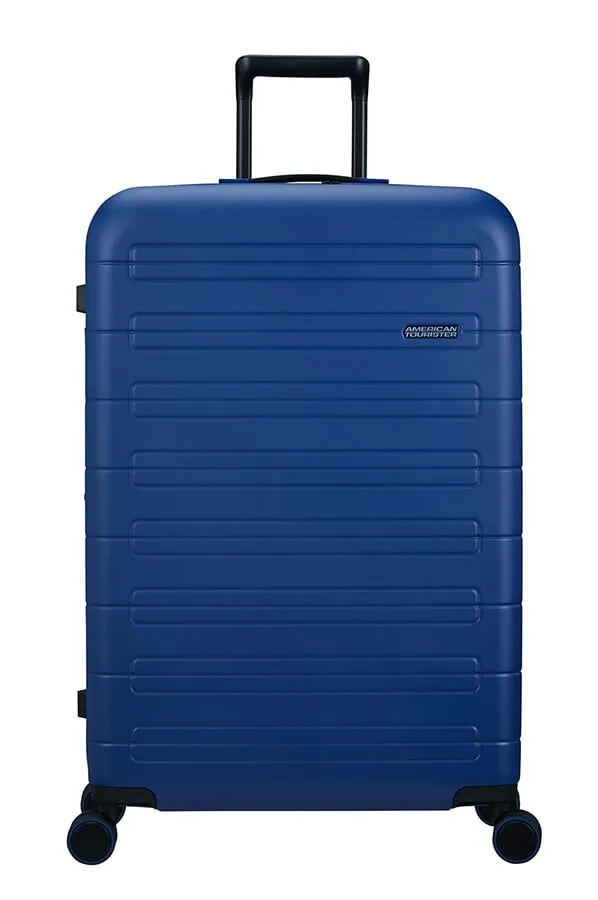 American Tourister Novastream 77cm Expandable Large Spinner | Navy Blue