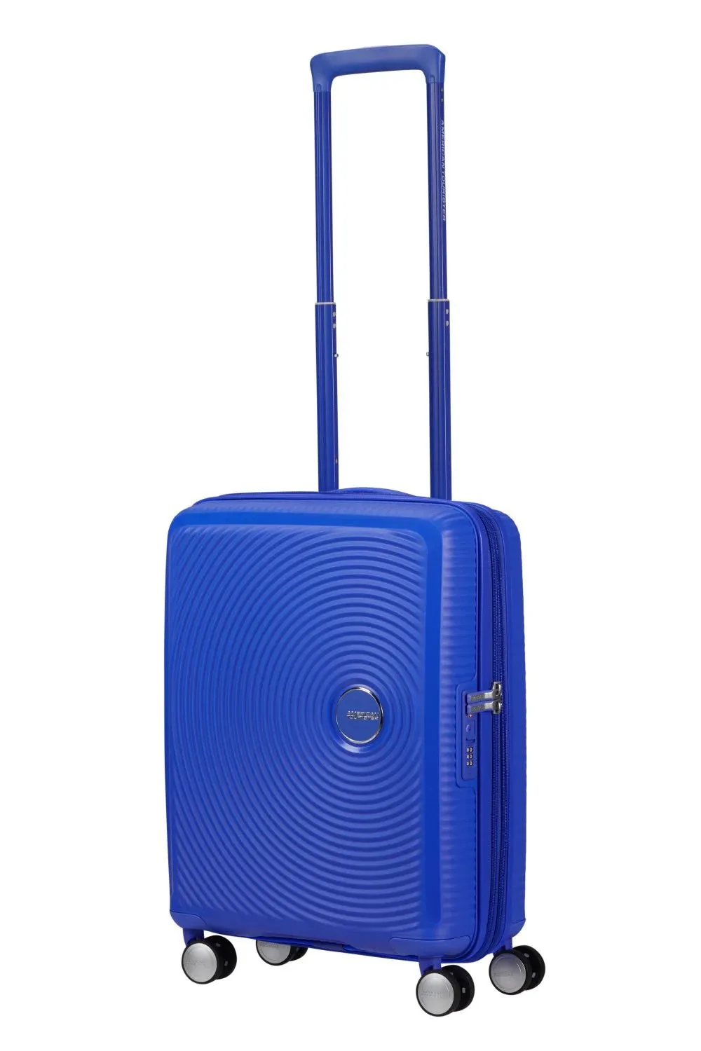 American Tourister Soundbox 55cm Cabin Spinner - Expandable | Cobalt Blue