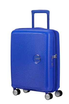 American Tourister Soundbox 55cm Cabin Spinner - Expandable | Cobalt Blue