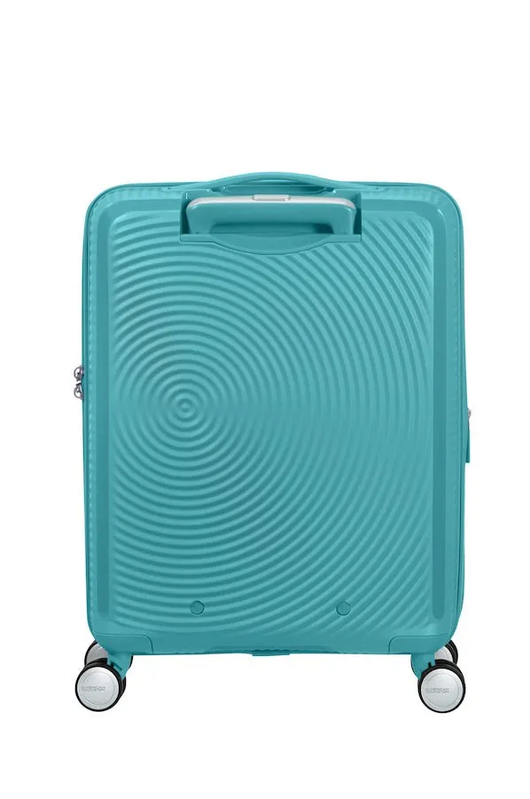 American Tourister Soundbox 55cm Cabin Spinner - Expandable | Turquoise Tonic