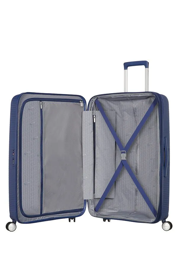 American Tourister Soundbox 67cm Medium Spinner-Expandable | Midnight Navy