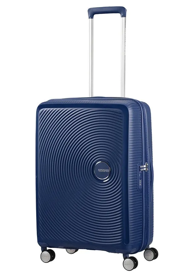 American Tourister Soundbox 67cm Medium Spinner-Expandable | Midnight Navy