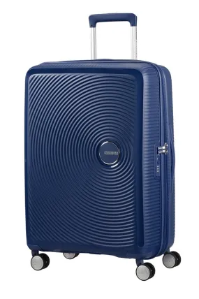 American Tourister Soundbox 67cm Medium Spinner-Expandable | Midnight Navy