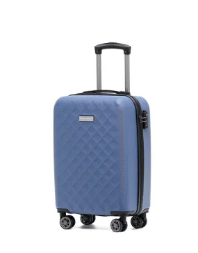 Aus Luggage - ALC440-20B Venice ABS Small Spinner - Indigo