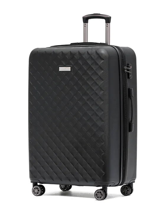 Aus Luggage - ALC440-29A Venice ABS Large Spinner - Black