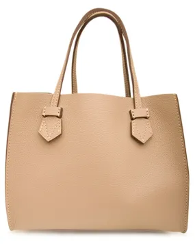 Bregancon Reversible Tote in Beige and Blue