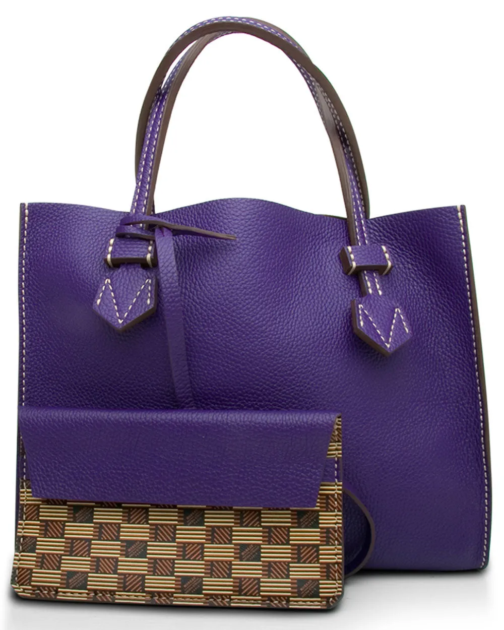 Bregancon Reversible Tote in Iris