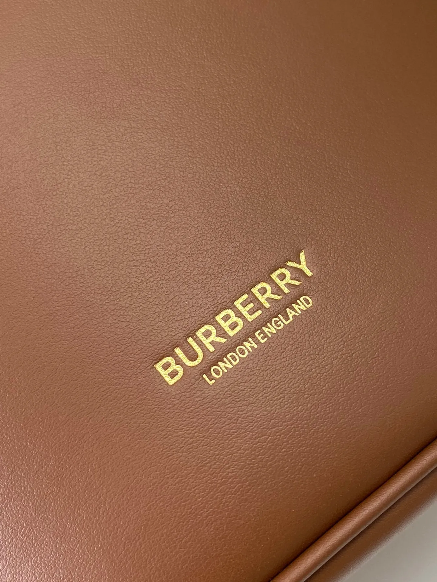 Burberry Small Leather Pocket Bucket Bag