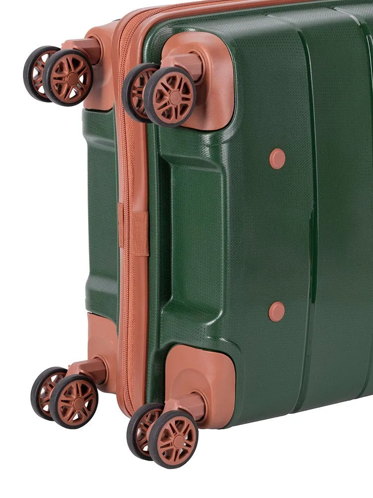 Cellini Spinn 53cm Carry On Spinner | Green/Tan