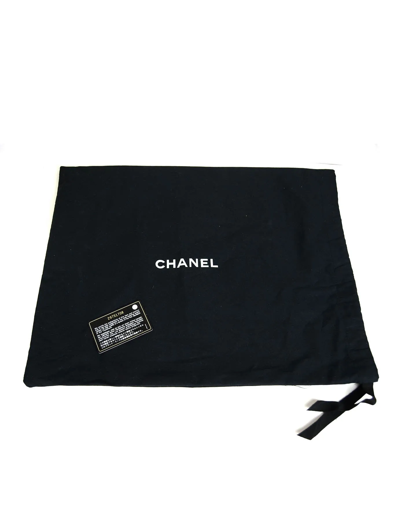 Chanel 2020 Black Lambskin Quilted CC Dweller Drawstring Bucket Tote Bag