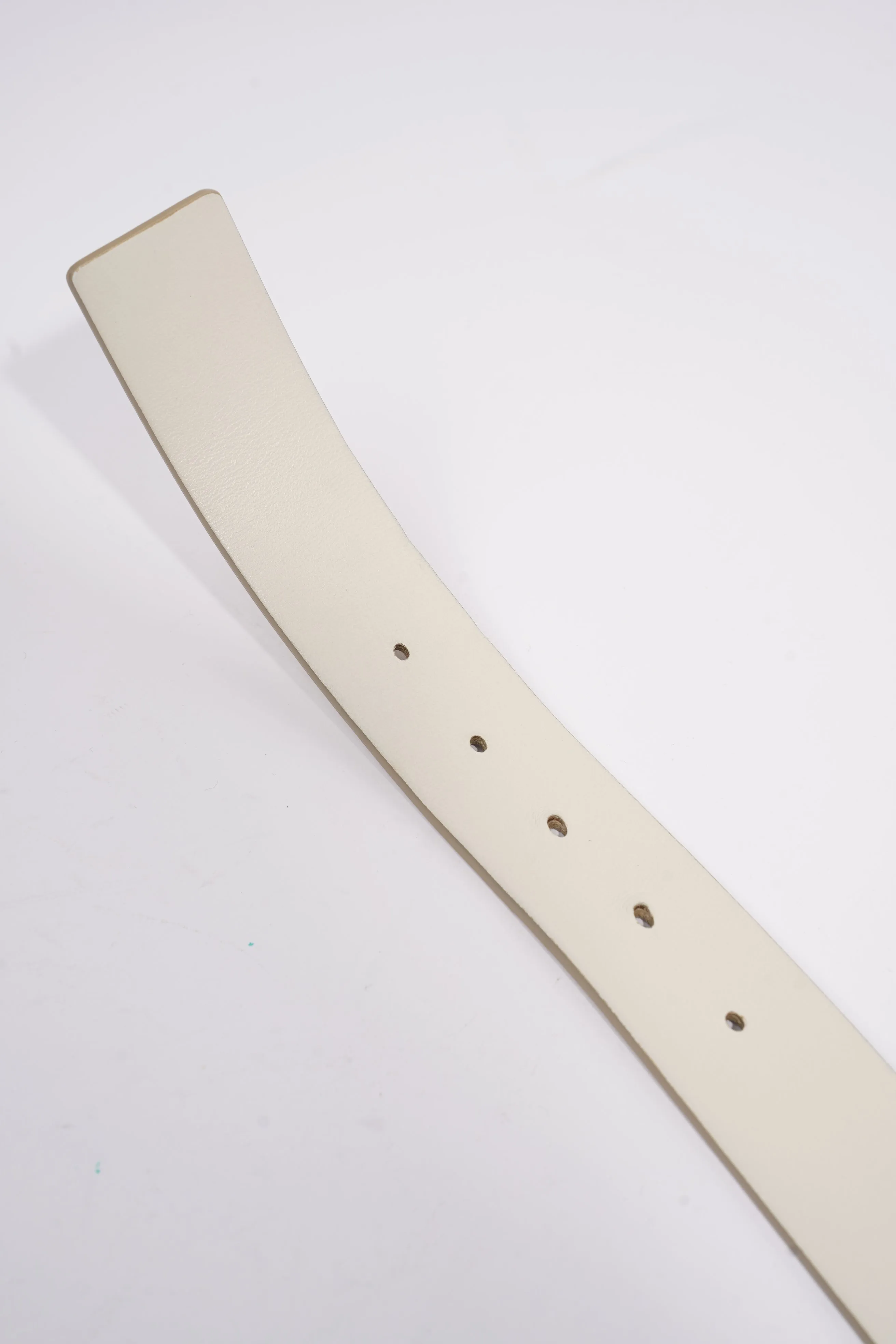 Christian Dior 30 Montaigne Reversible Belt Cream / Beige Leather 95cm 38"