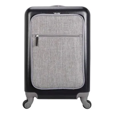 Crckt Tween Hardside Carry On Spinner Suitcase - Gray Heather