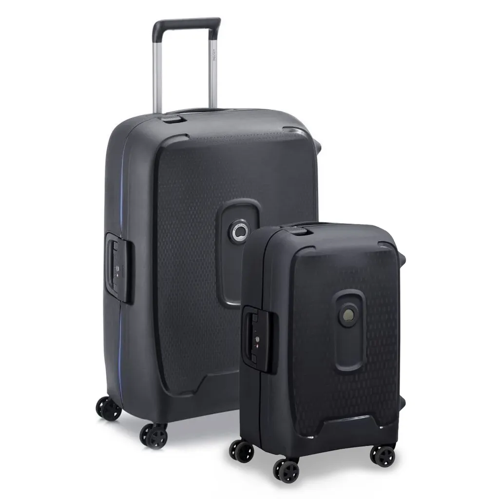 Delsey Moncey 2 PC Hardsided Luggage Duo - Black