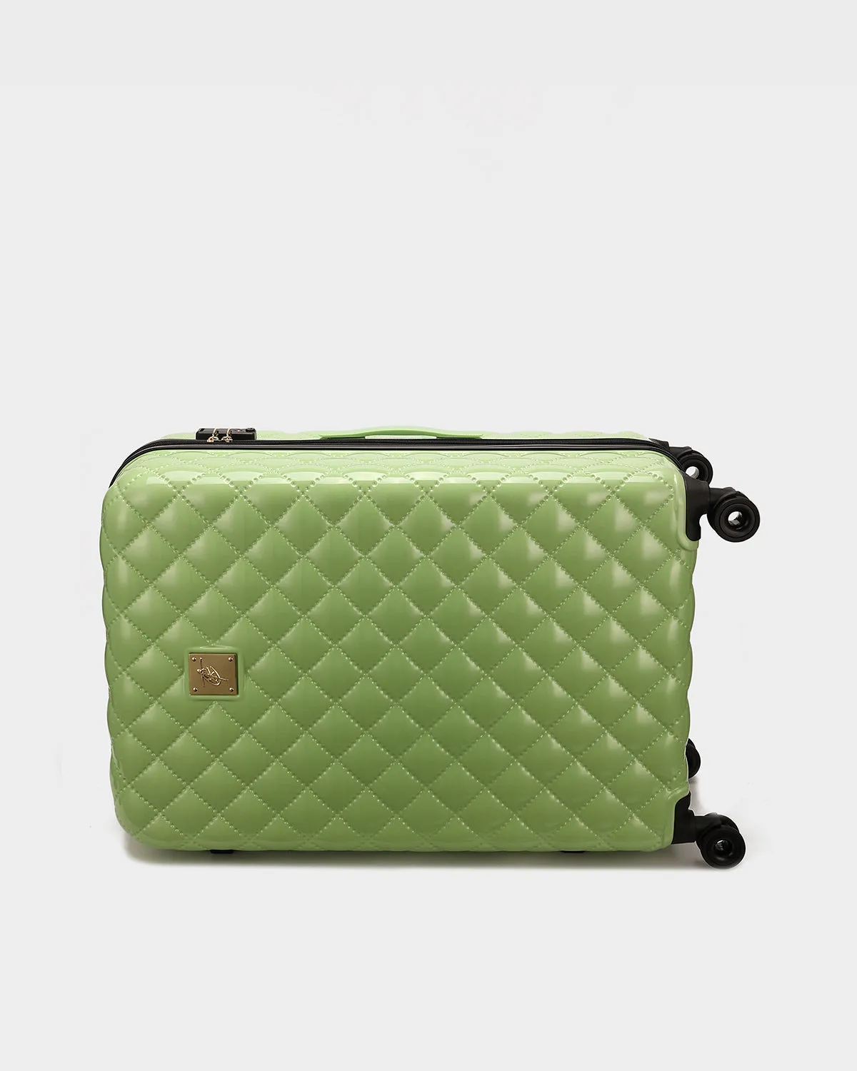 Diamond 3 Piece Luggage Set in Crystal Green