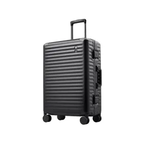 Echolac Celestra Aluminium Frame 24" Medium Luggage with Silent Spinner Wheels