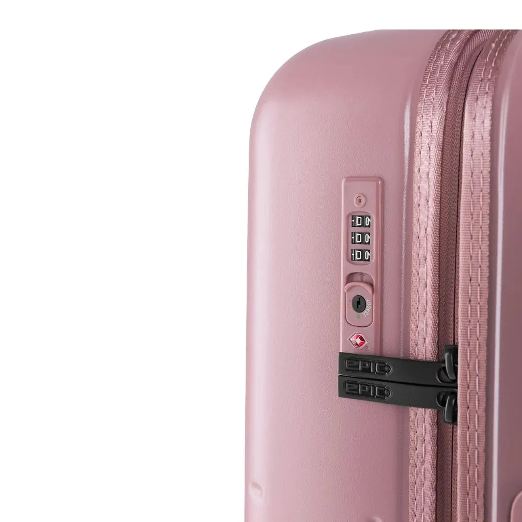 Epic Spin - 2 Piece Hardside Luggage Duo - Pink