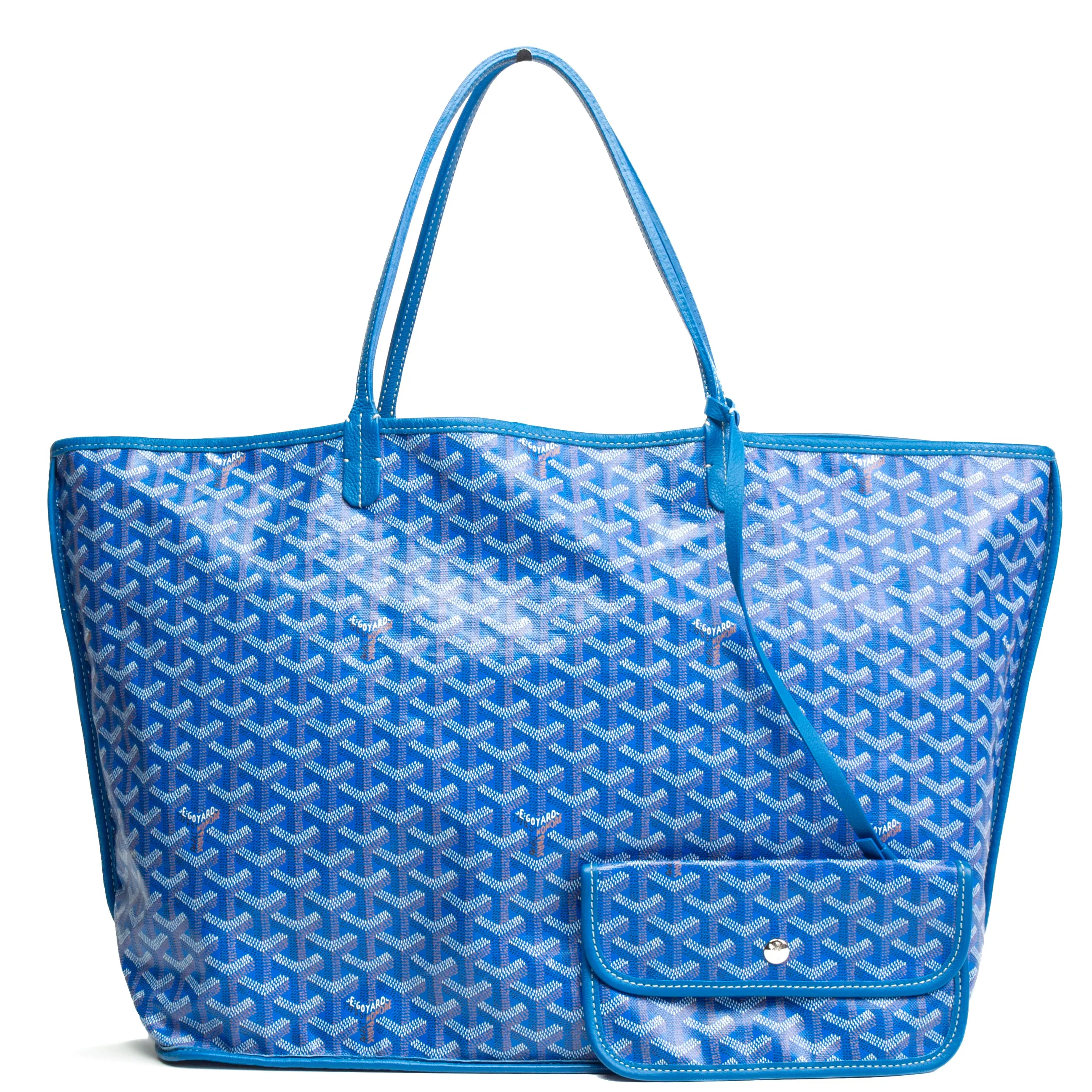 GOYARD Reversible Anjou GM w/ Pouch - Blue