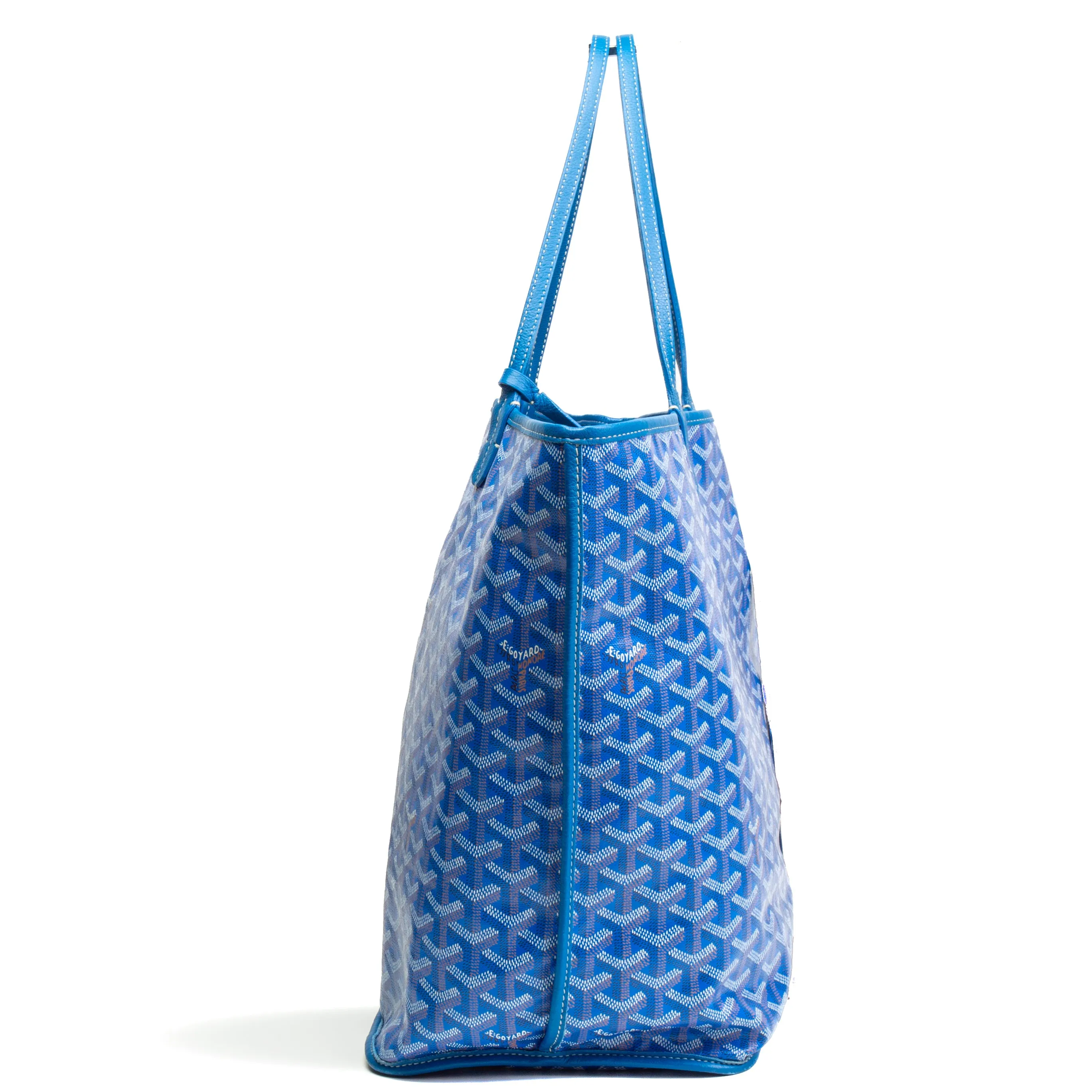 GOYARD Reversible Anjou GM w/ Pouch - Blue