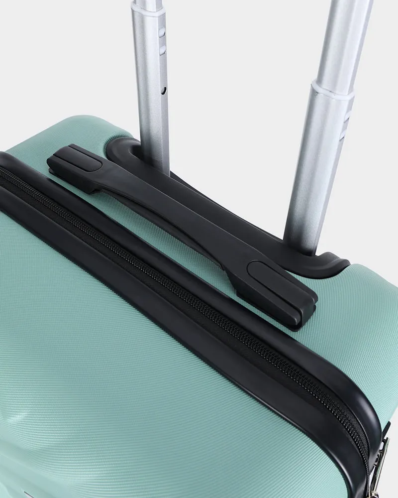 Hard Case 3 Piece Luggage Set in Crystal Green