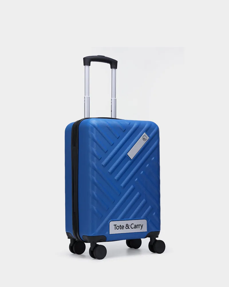 Hard Case 3 Piece Luggage Set in Pearl Blue