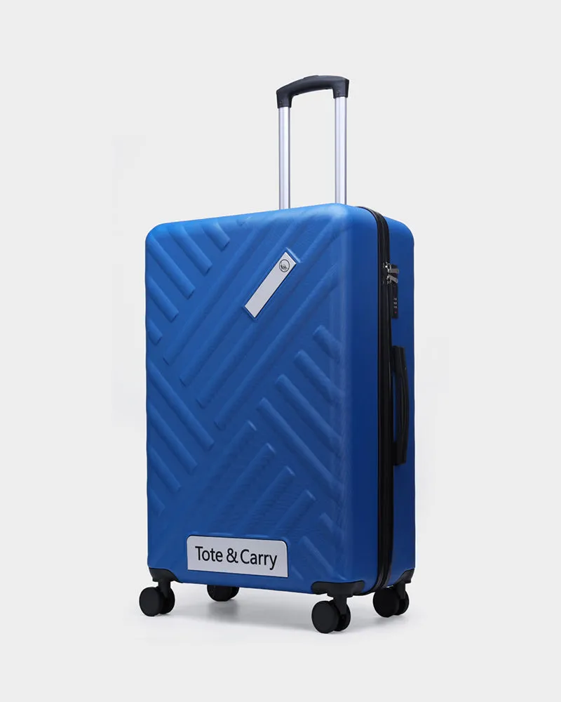 Hard Case 3 Piece Luggage Set in Pearl Blue