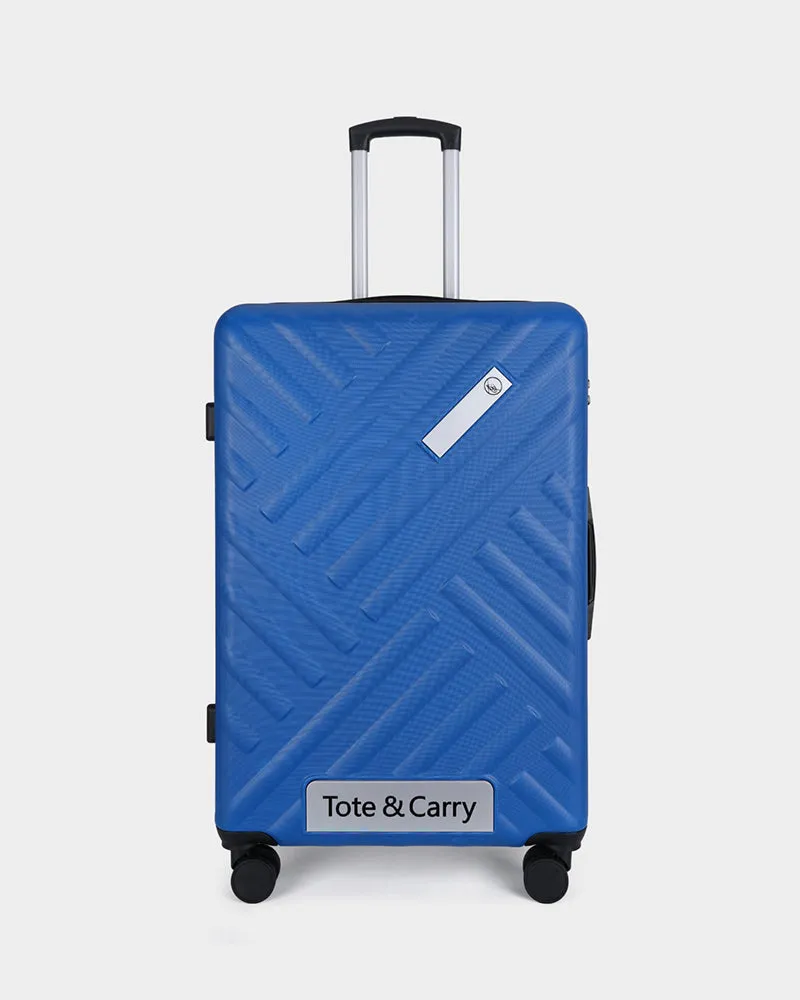 Hard Case 3 Piece Luggage Set in Pearl Blue