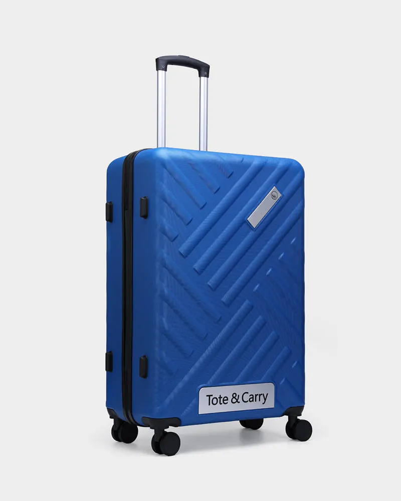 Hard Case 3 Piece Luggage Set in Pearl Blue