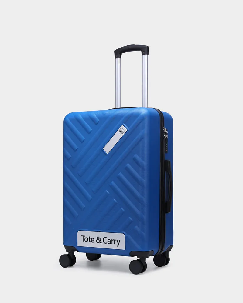 Hard Case 3 Piece Luggage Set in Pearl Blue