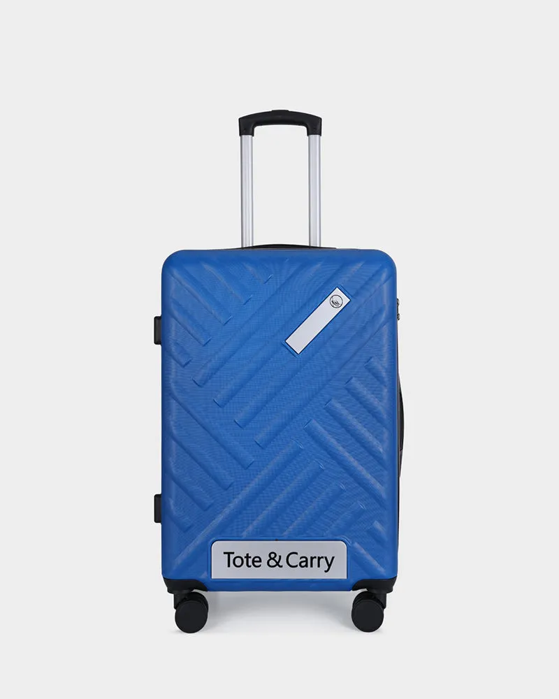 Hard Case 3 Piece Luggage Set in Pearl Blue