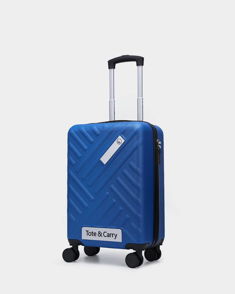 Hard Case 3 Piece Luggage Set in Pearl Blue