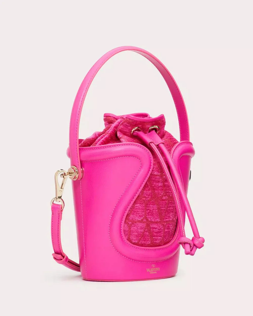 La Cinquieme Toile Iconographe Bucket Bag in Pink