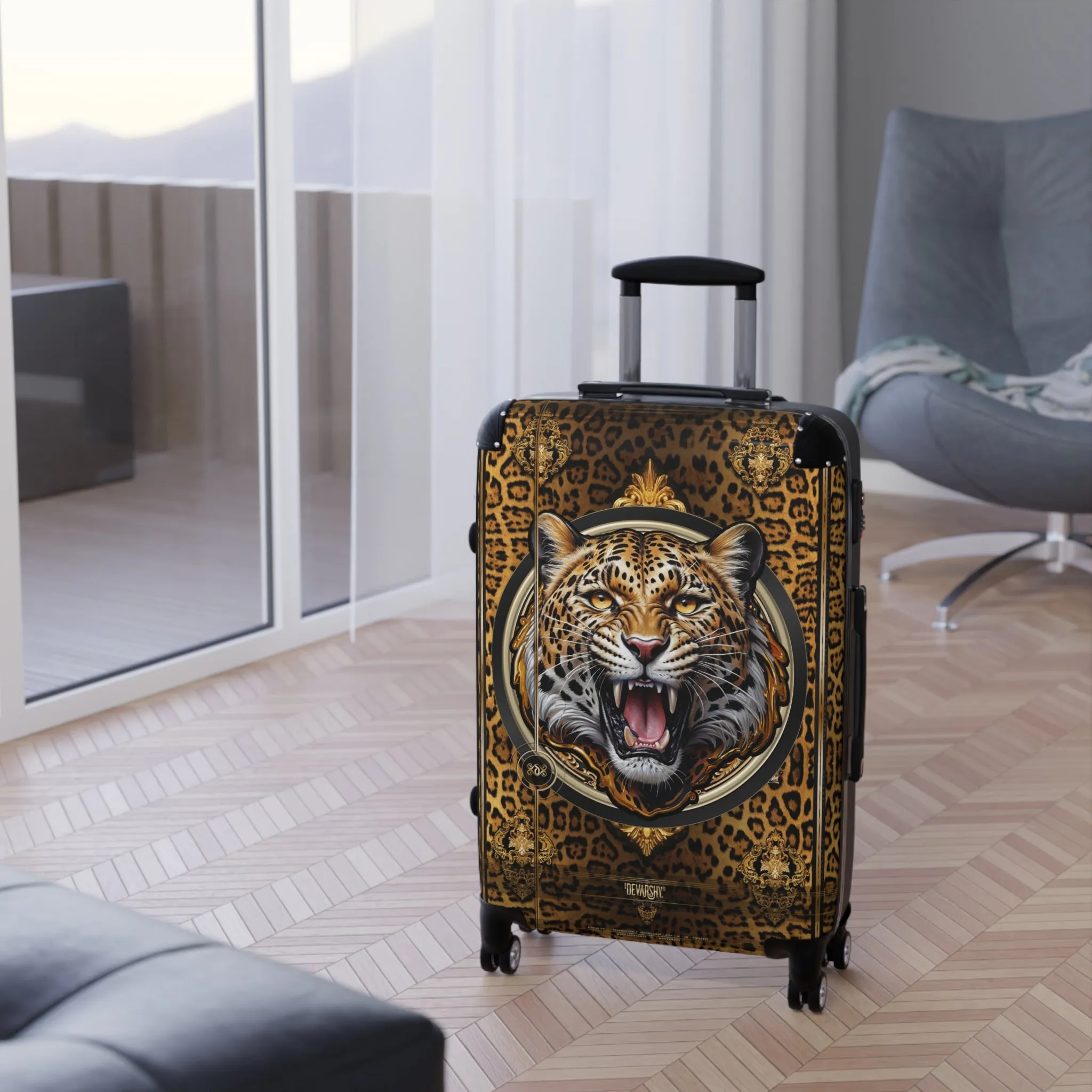 Leopard Print Suitcase Animal Print Luggage Carry-on Suitcase Premium Hard Shell Suitcase | X3410