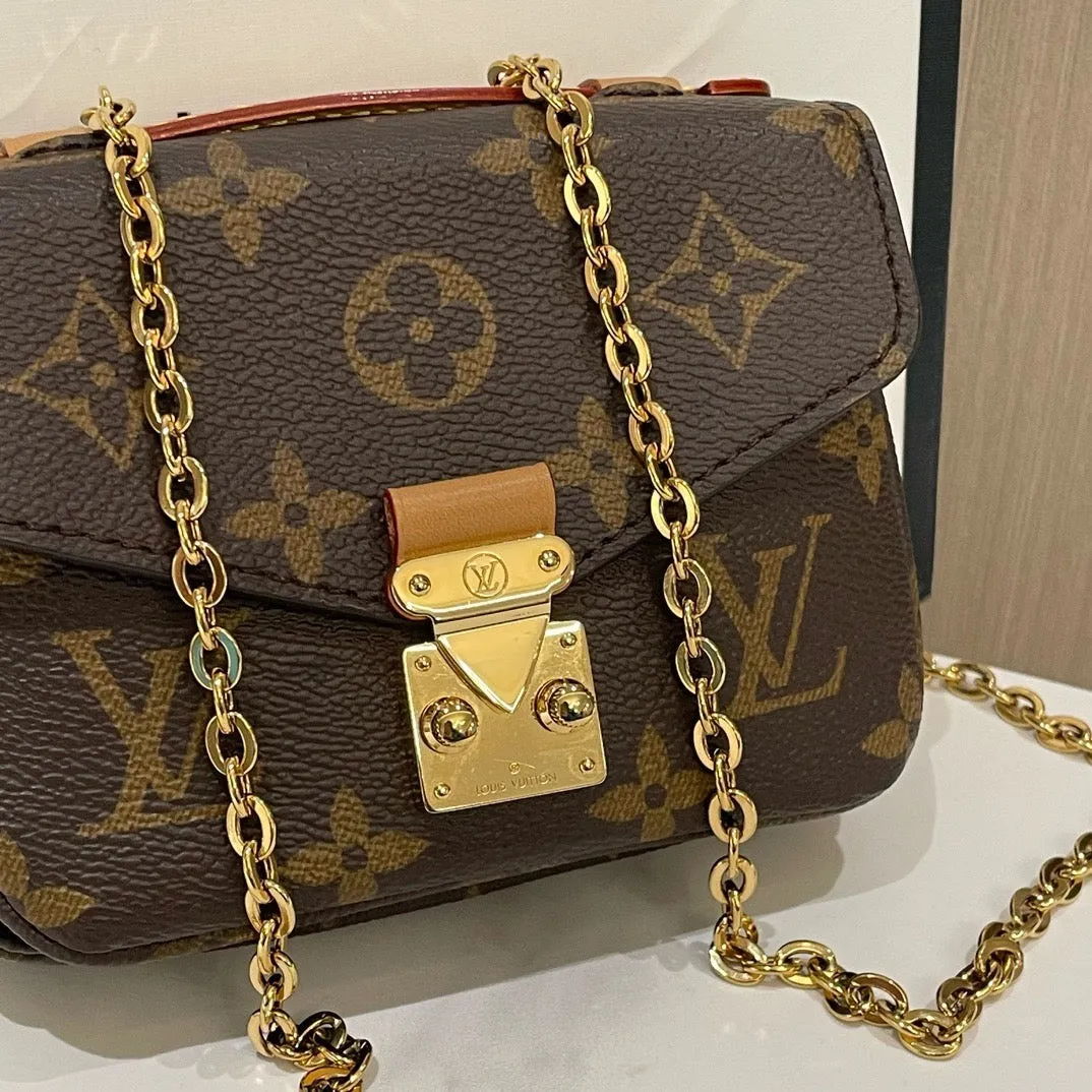 Louis Vuitton Pochette Métis Mini Monogram Brown Crossbody Bag