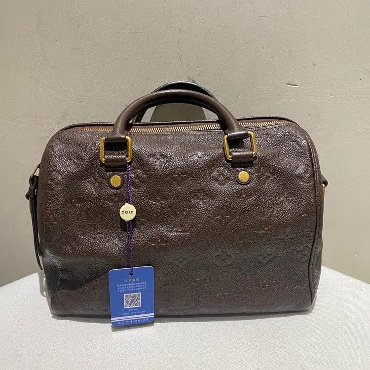 Louis Vuitton Speedy 25 Chocolate Brown Handbag