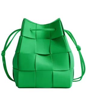 Mini Cassette Bucket Bag in Parakeet