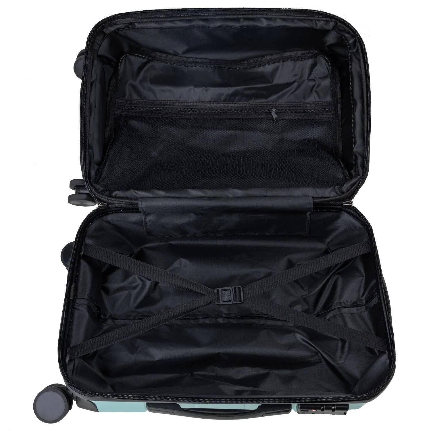 Olympus Noctis Suitcase 24in Hard Shell ABS PC - Stygian Black