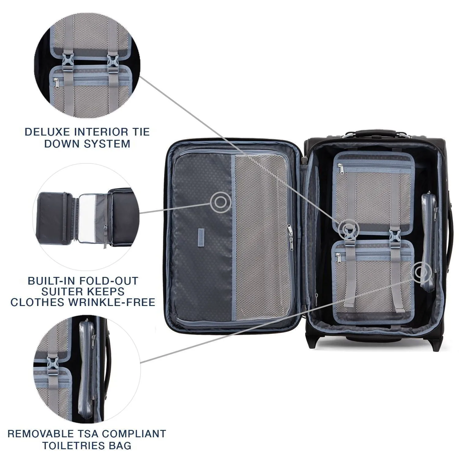 Platinum Elite 22" Expandable Carry-On Rollaboard