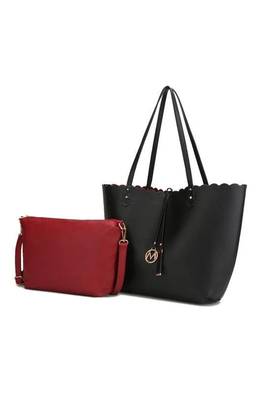 Reversible Shopper Tote & Crossbody