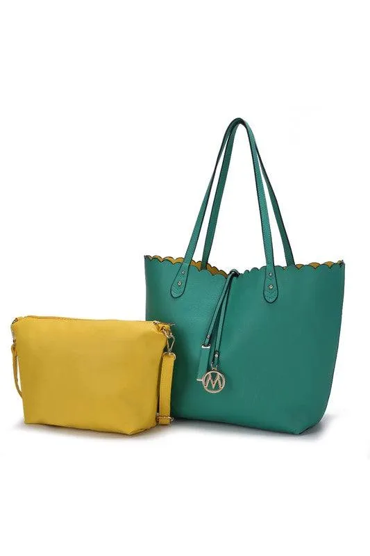 Reversible Shopper Tote & Crossbody