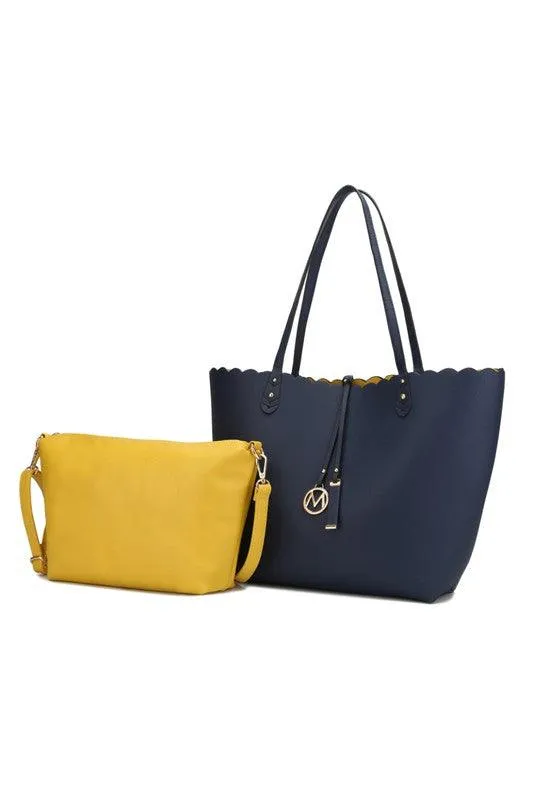 Reversible Shopper Tote & Crossbody